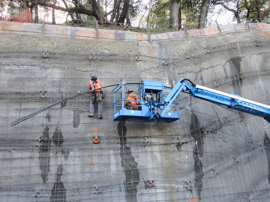 Marin General Soil Nail Wall